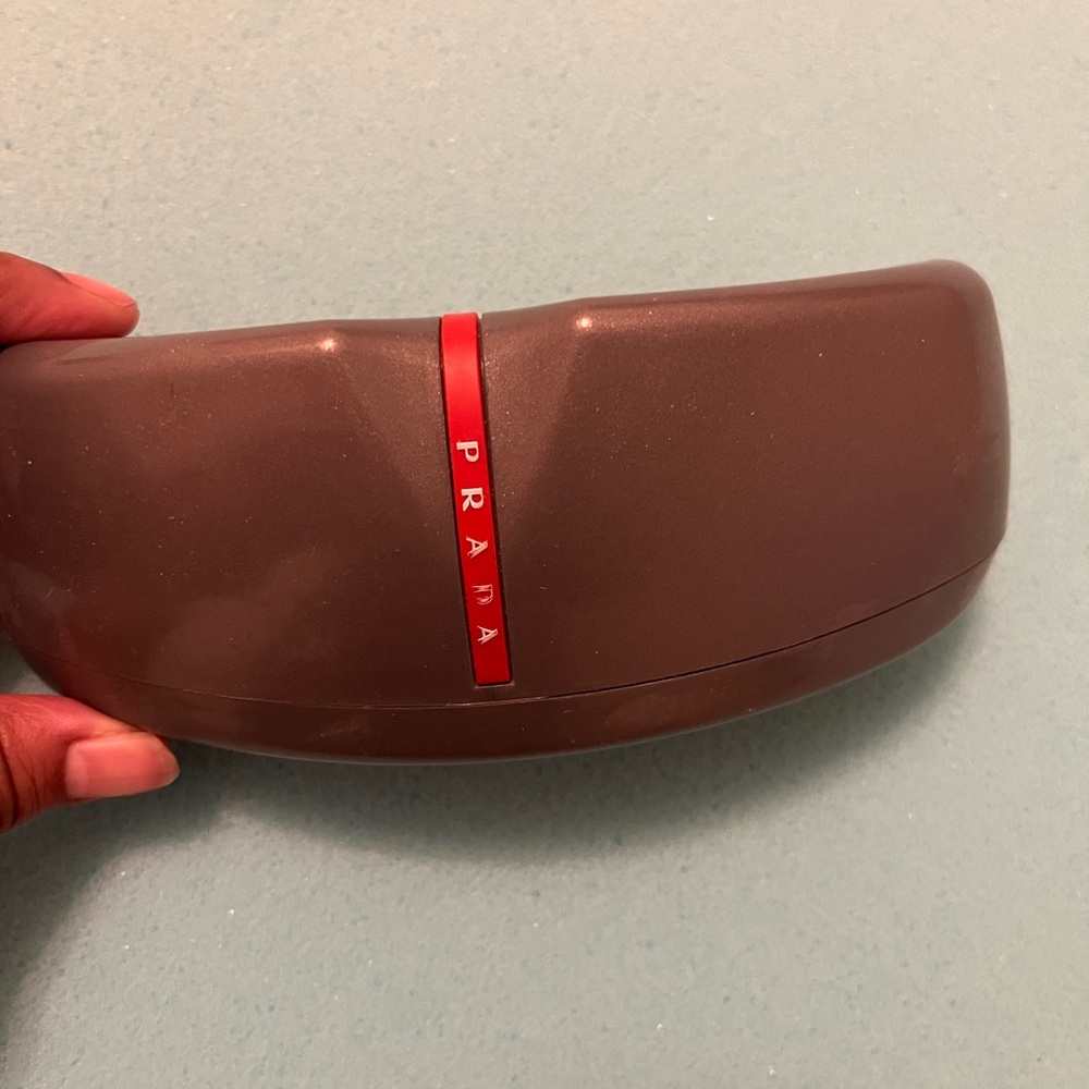 Prada Grey Sunglasses Case